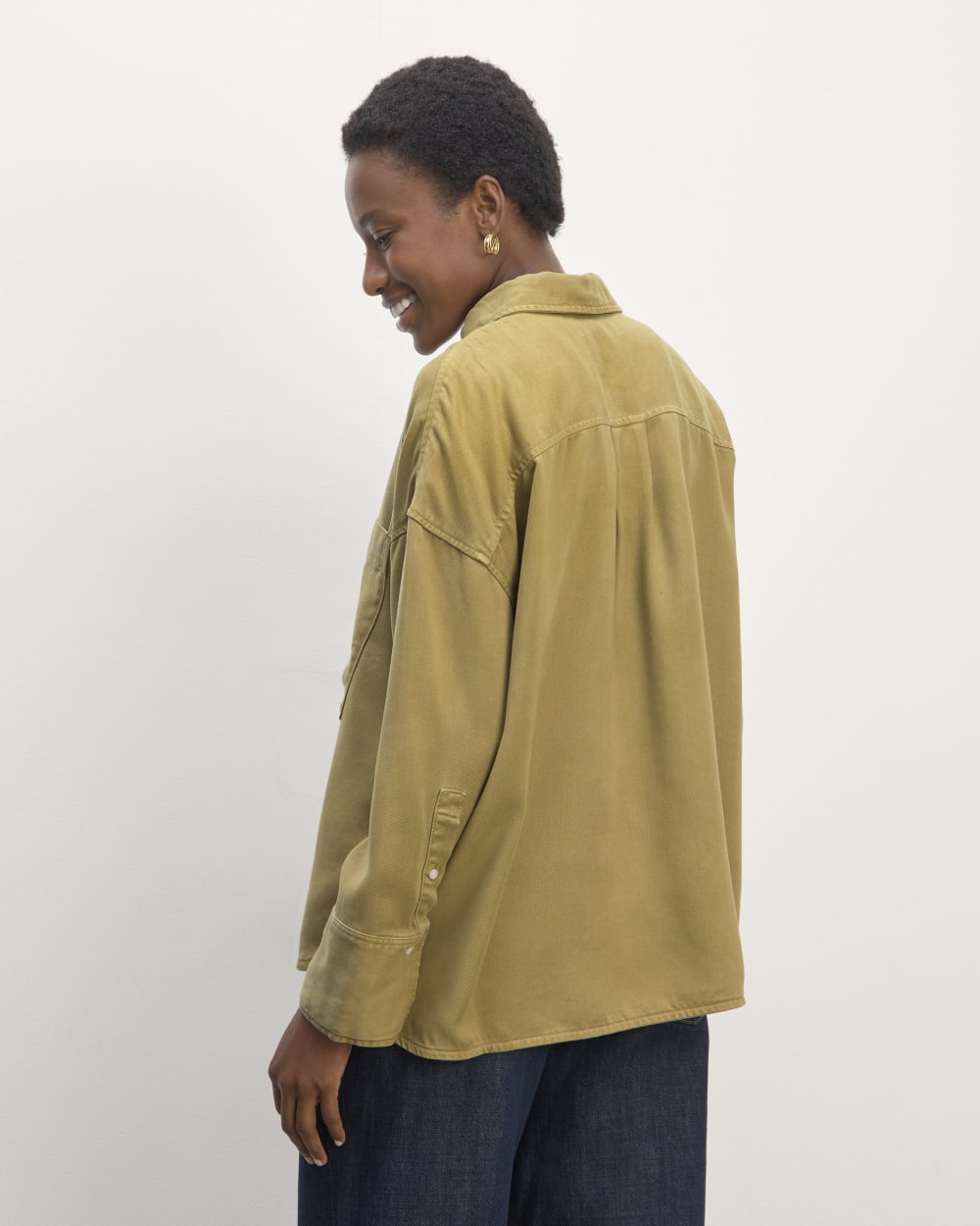 The Boxy Overshirt in Buttersoft | Fennel Seed