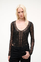 MILA TOP | BLACK STARFISH