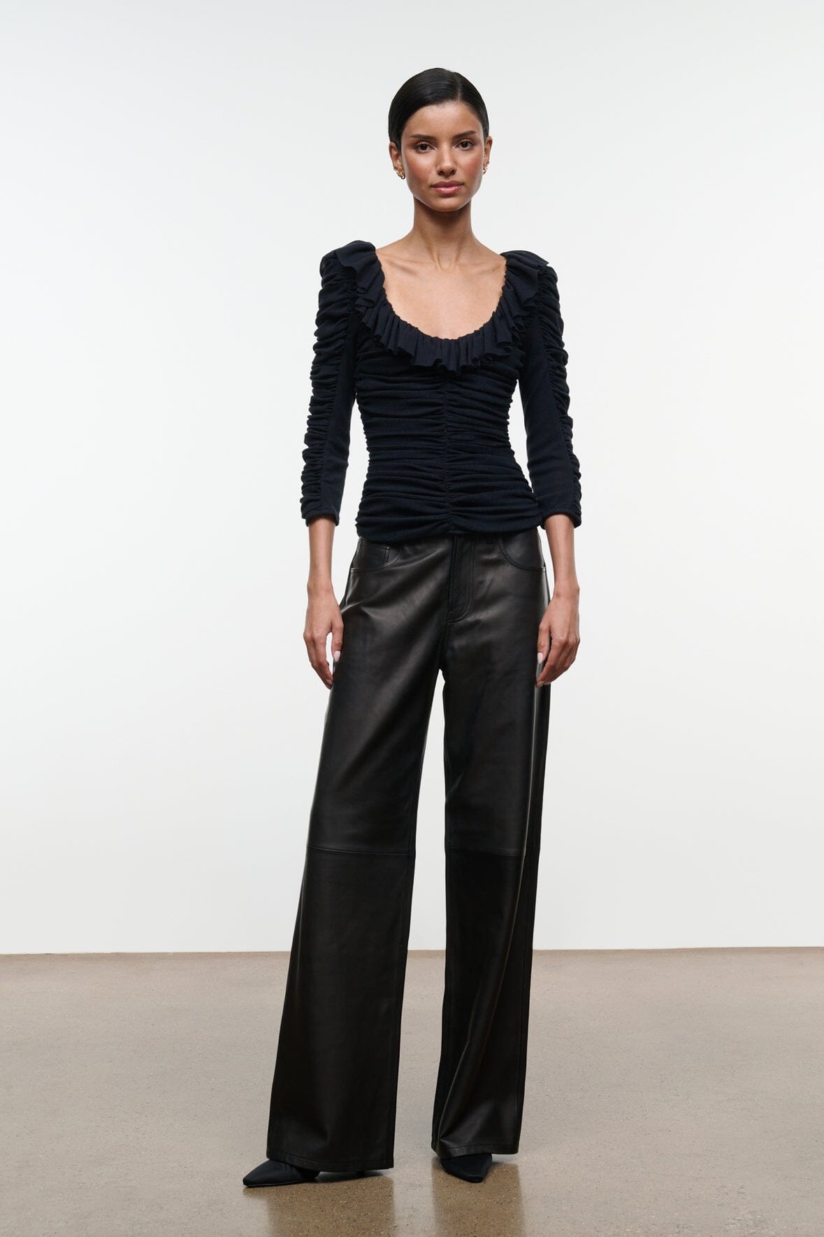 GRETTA TOP | BLACK