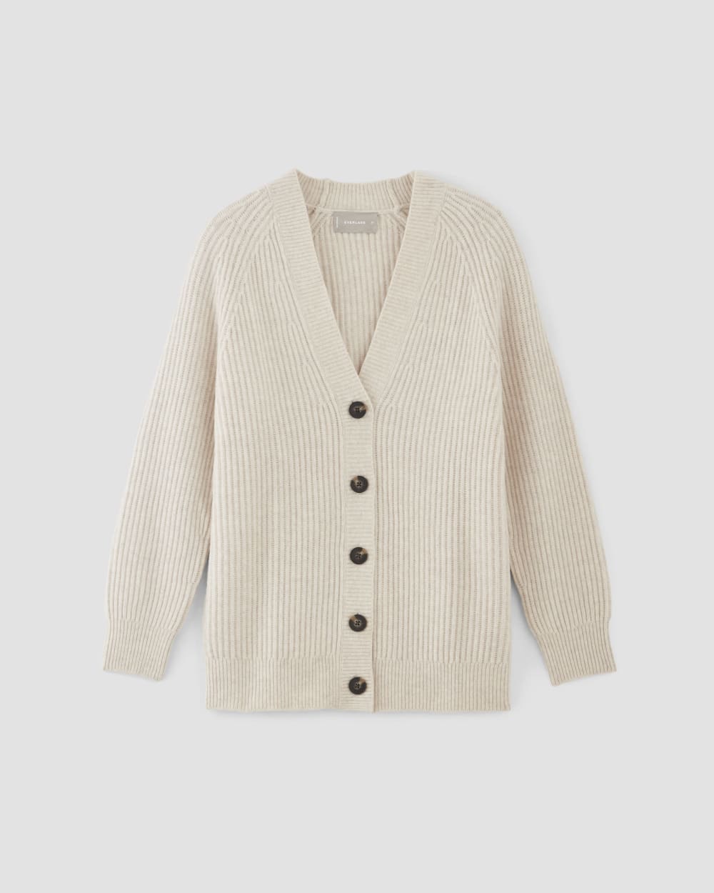 The Felted Merino Cocoon Cardigan | Heathered Oat
