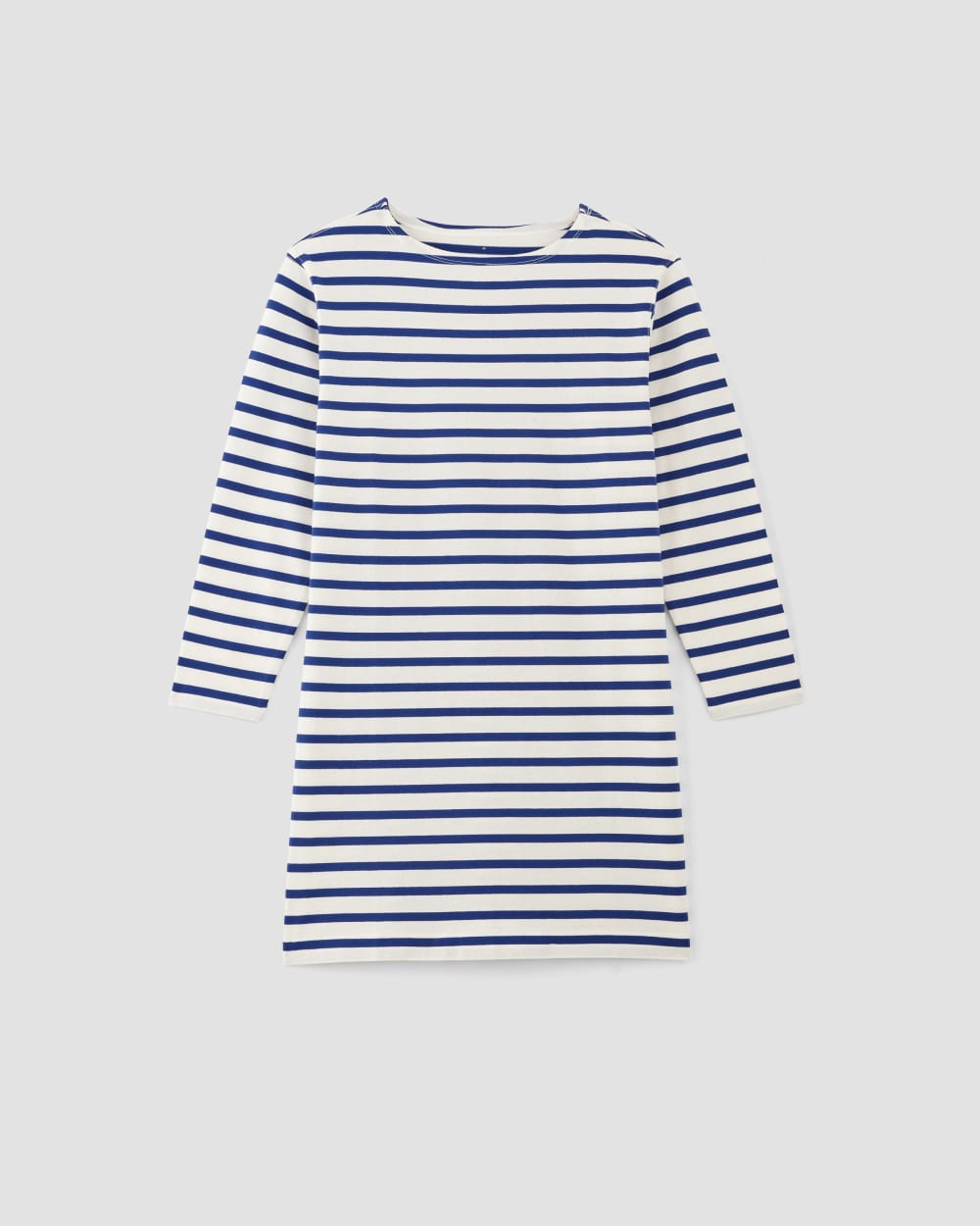 The Mariner Dress | Bone / Mazarine Blue