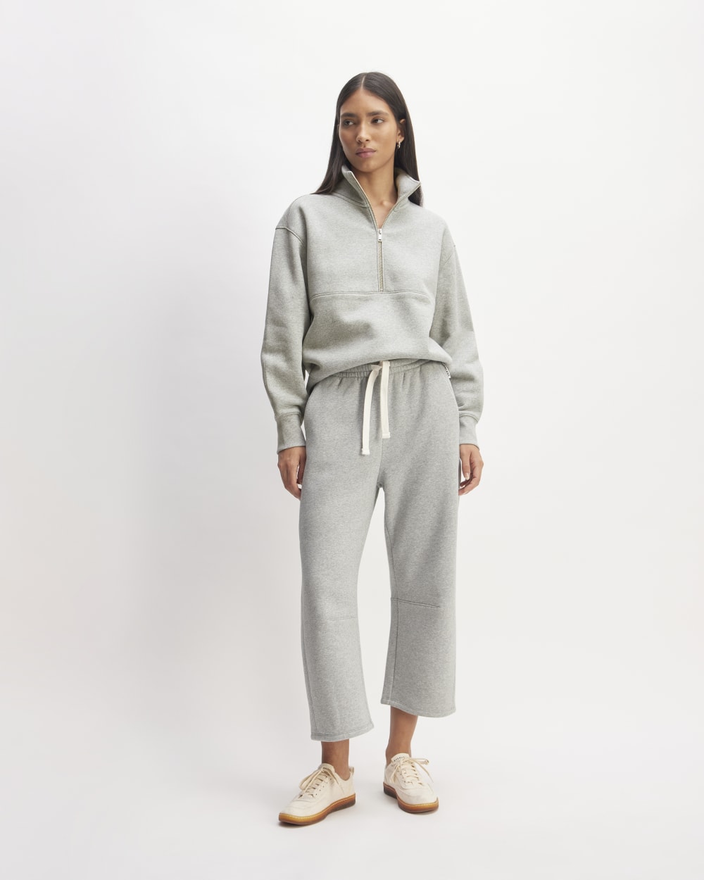 The ReTrack Barrel Sweatpant | Heathered Grey
