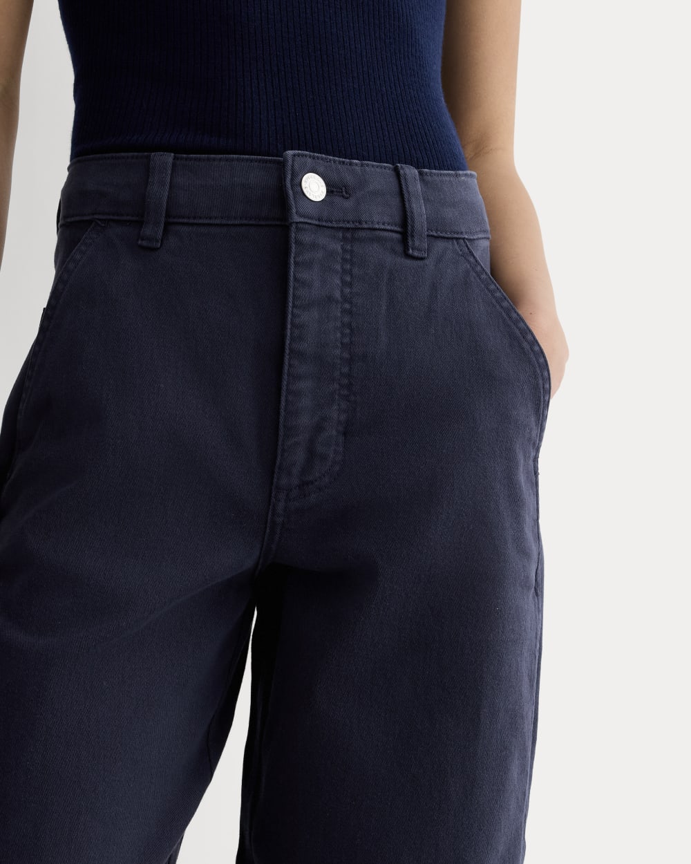 The Utility Barrel Pant | Navy | Regular