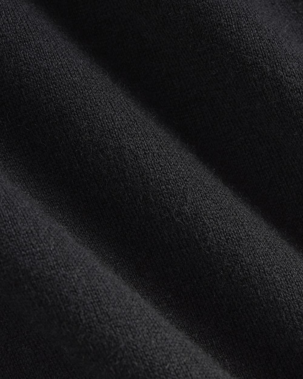 The Polo in Cotton Cashmere | Black