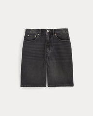 The Long A-Line Denim Short | Night