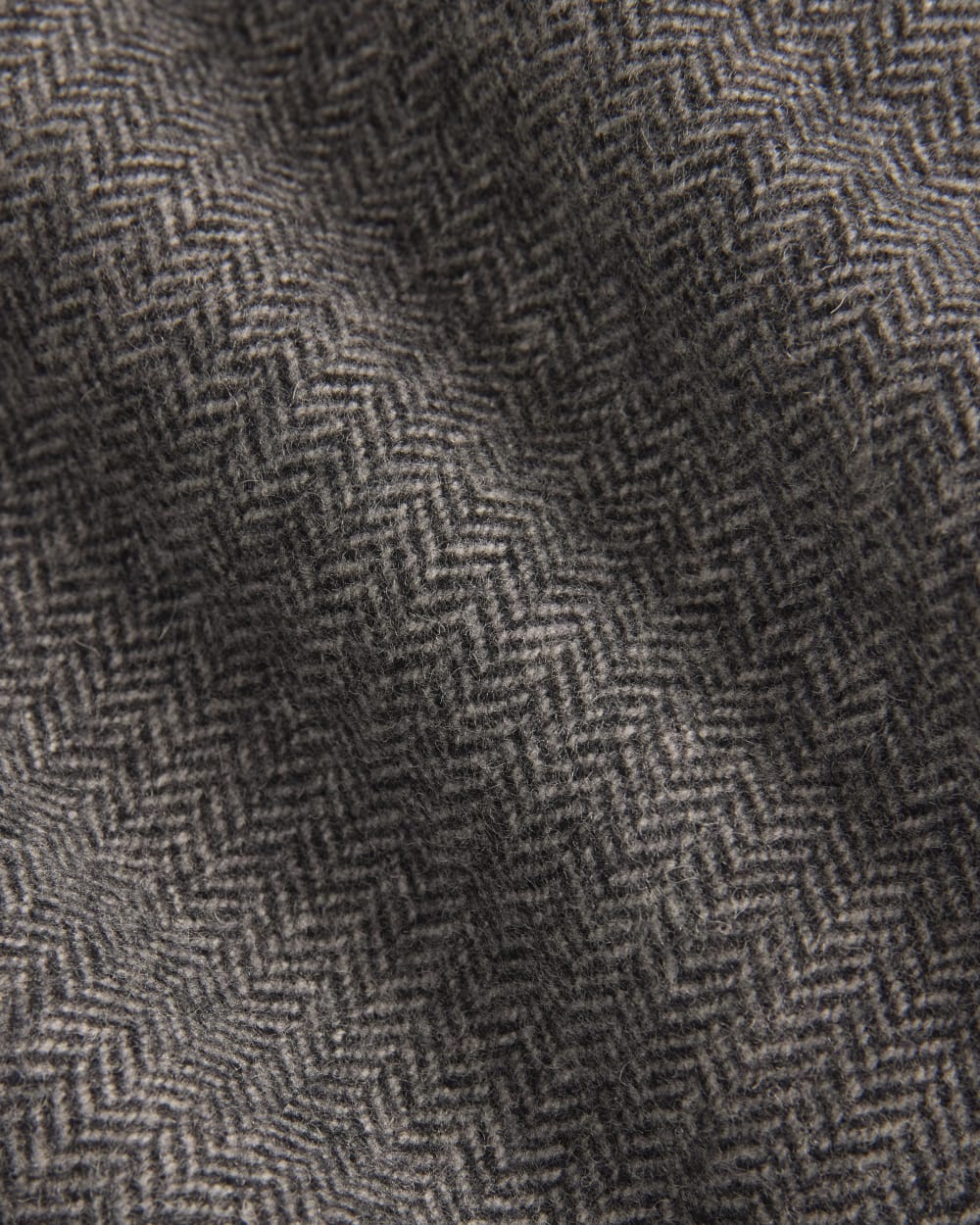 The Oversized Blazer in Wool | Grey Herringbone