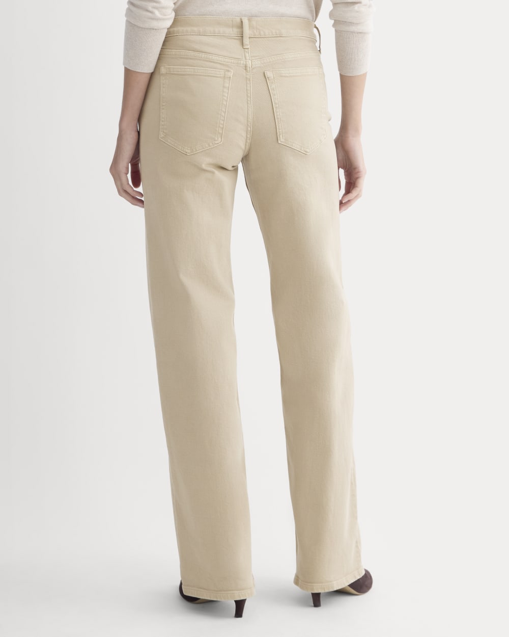 The Column Jean | Garment-Dyed Tan | 33" Inseam