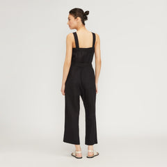 The Linen Jumpsuit | Black