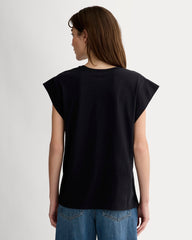 The Muscle Tee in Essential Cotton | Black