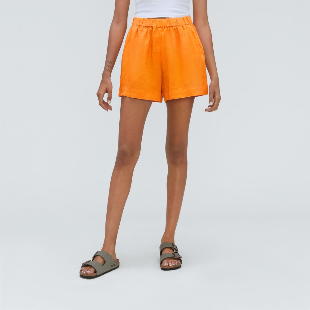The Linen Boxer Short | Turmeric