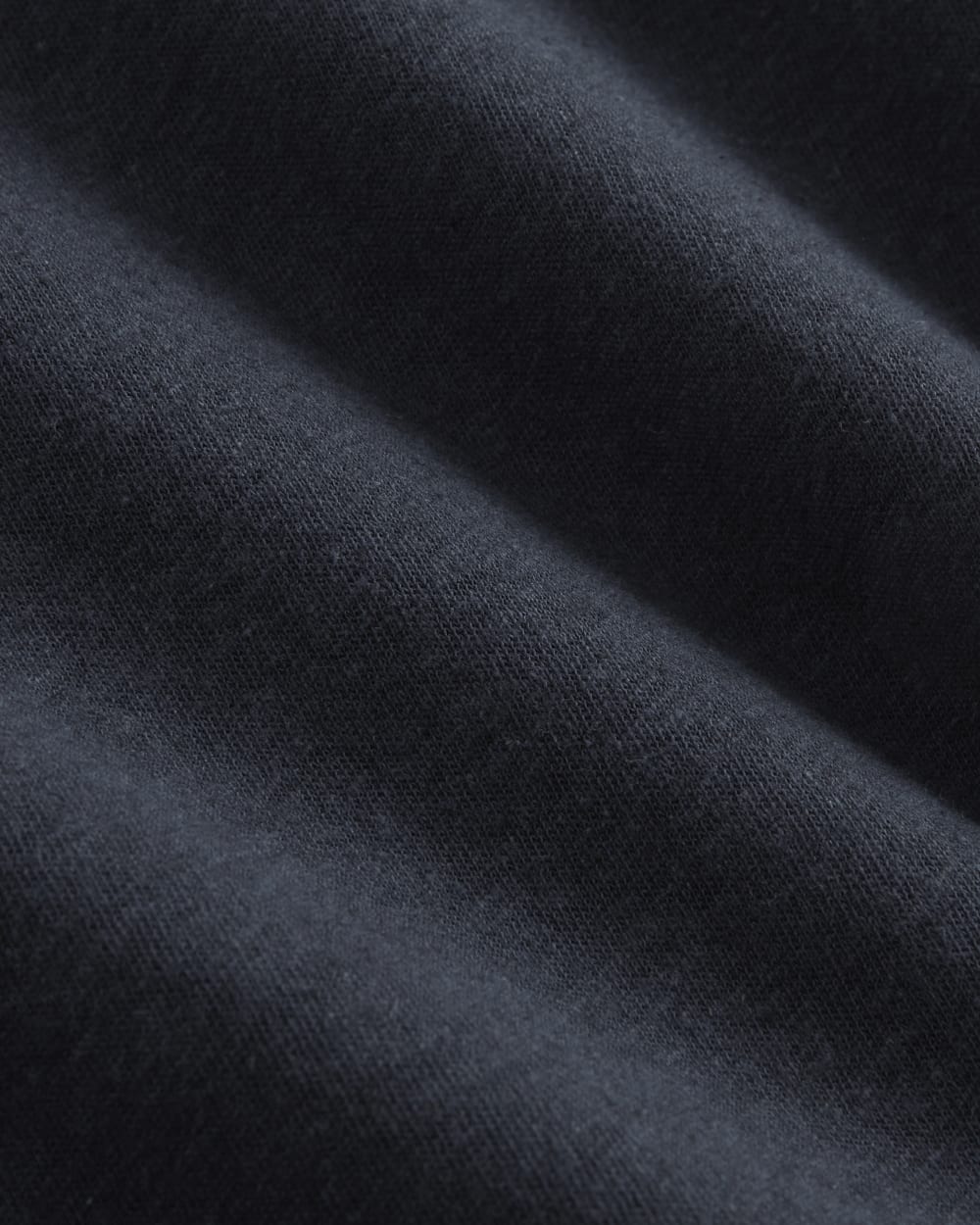 The Box-Cut Tee in Cotton Linen | Navy
