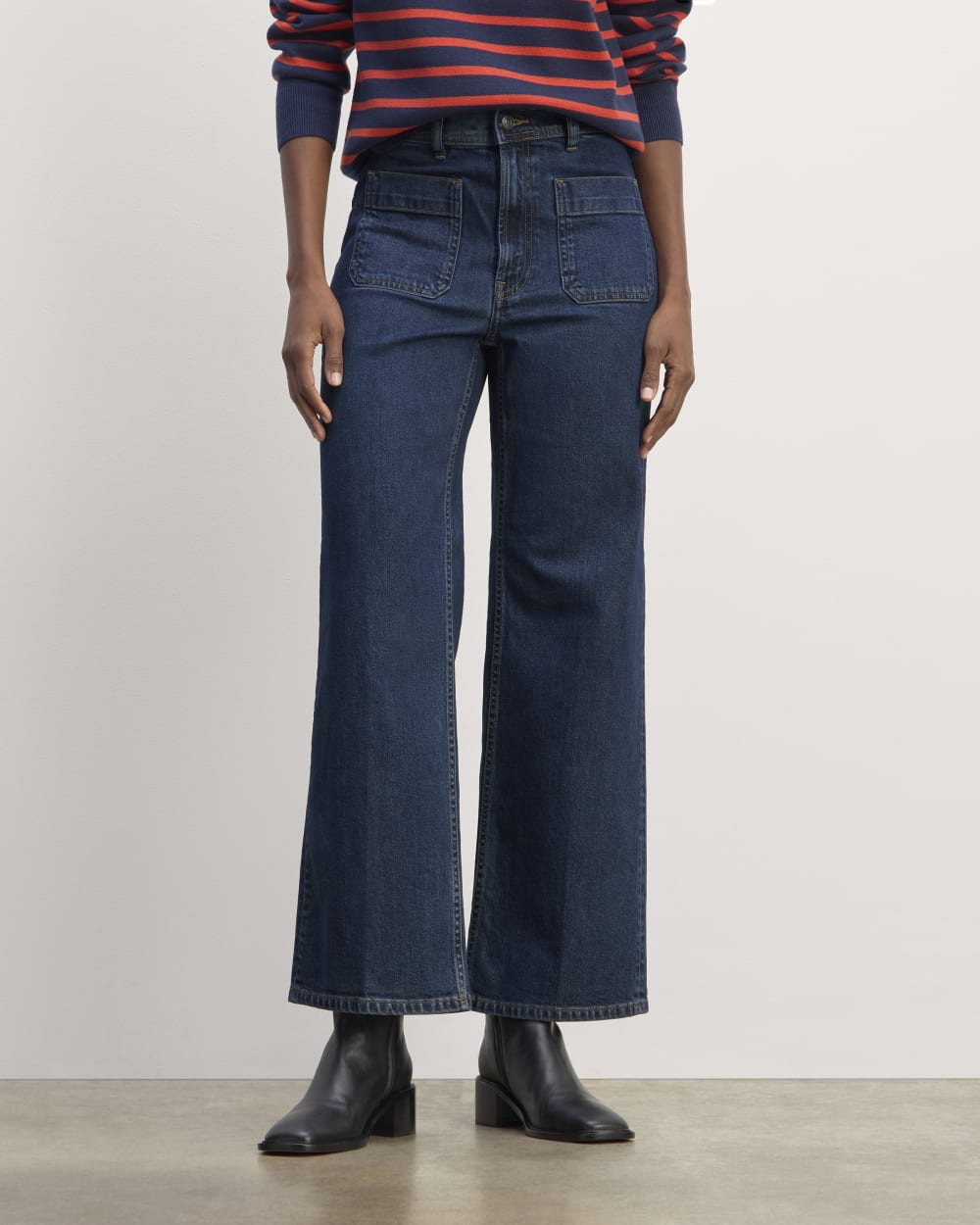 The '70s Wide Jean | Indigo Rinse
