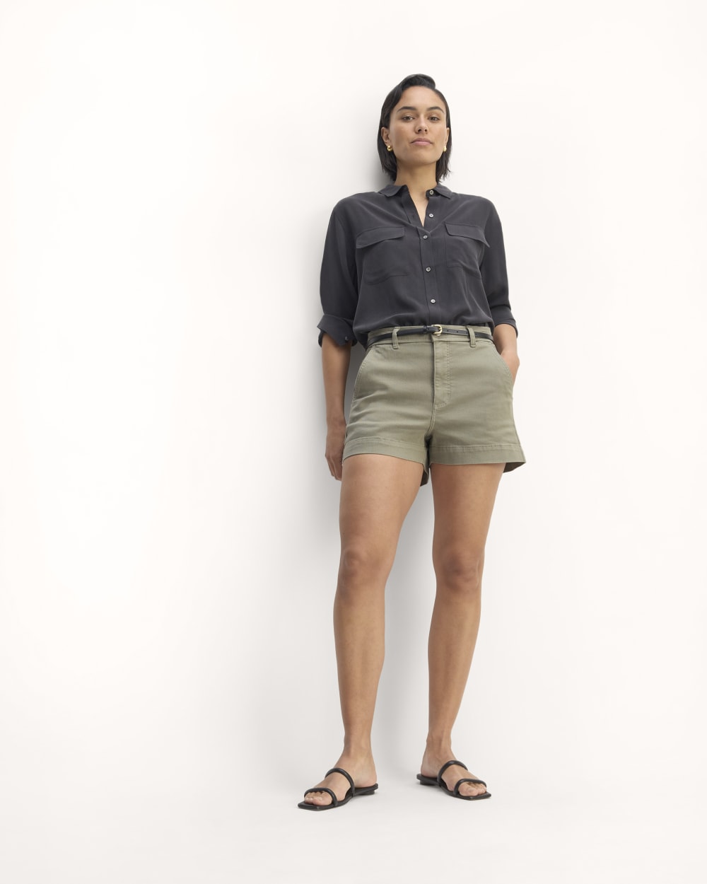 The Organic Way-High® Shortie Short | Sage Green