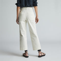 The Organic Straight-Leg Pant | Bone