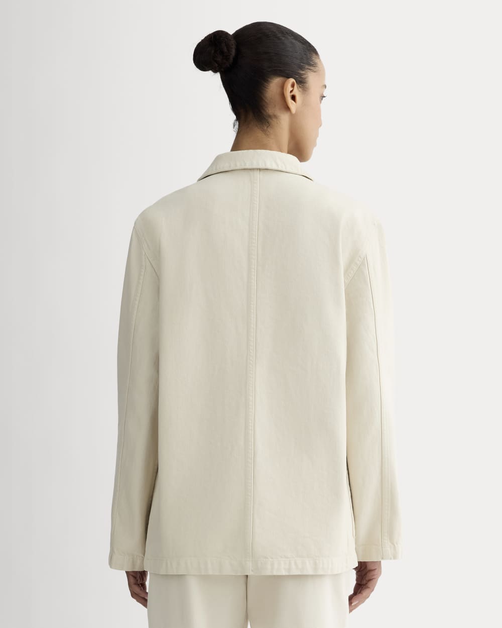 The Denim Chore Blazer | Garment-Dyed Sand