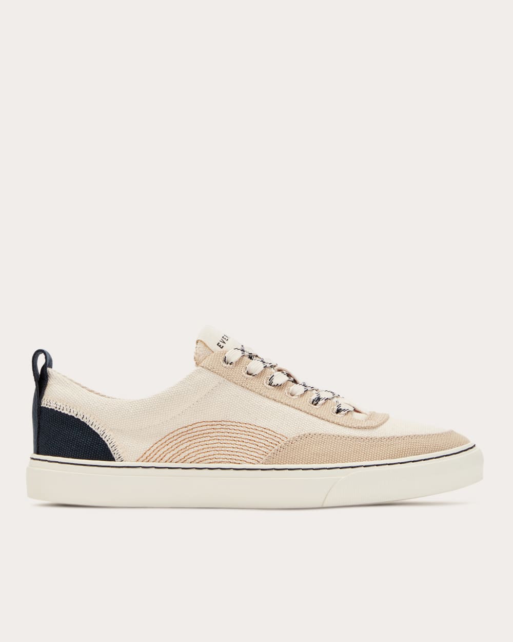 The Tread-Bare Sneaker | Natural Canvas / Dark Sapphire / Argan Oil
