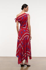 PORTIA DRESS | PAINTED FOULARD