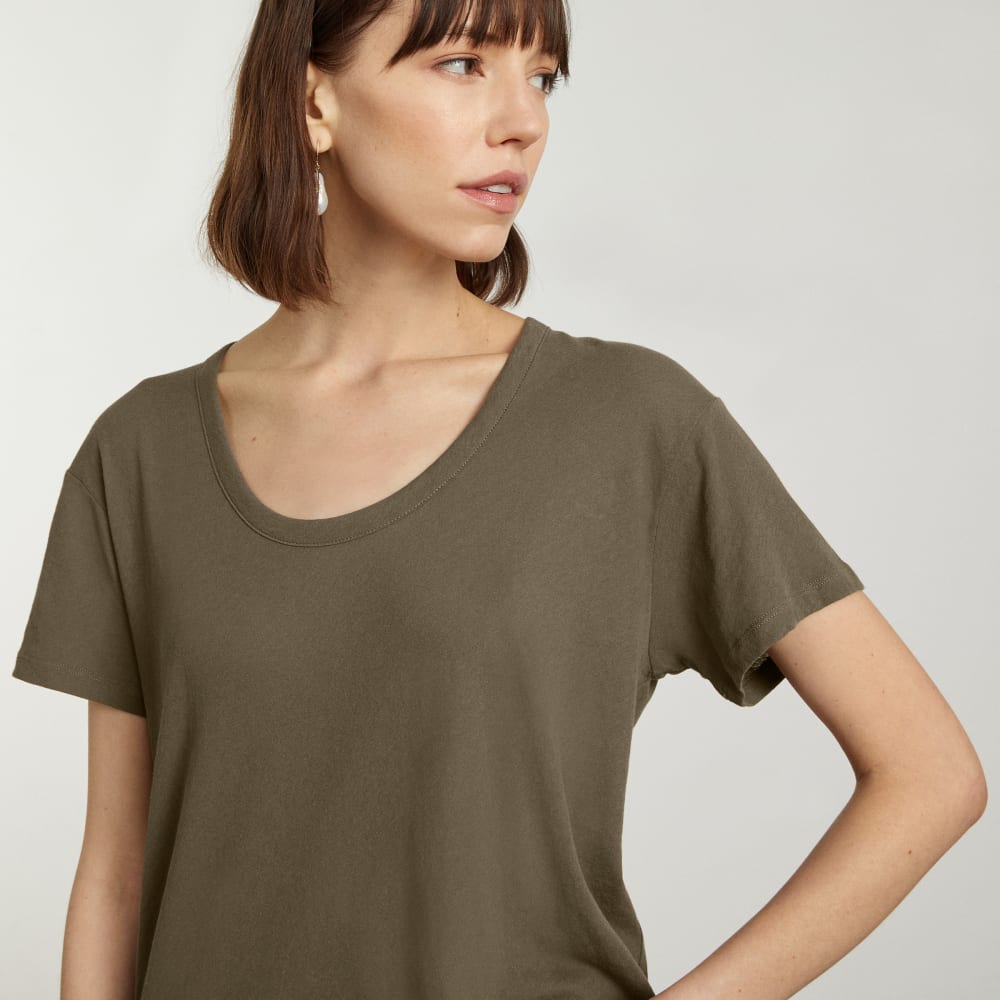 The Air Scoop-Neck Tee | Beech