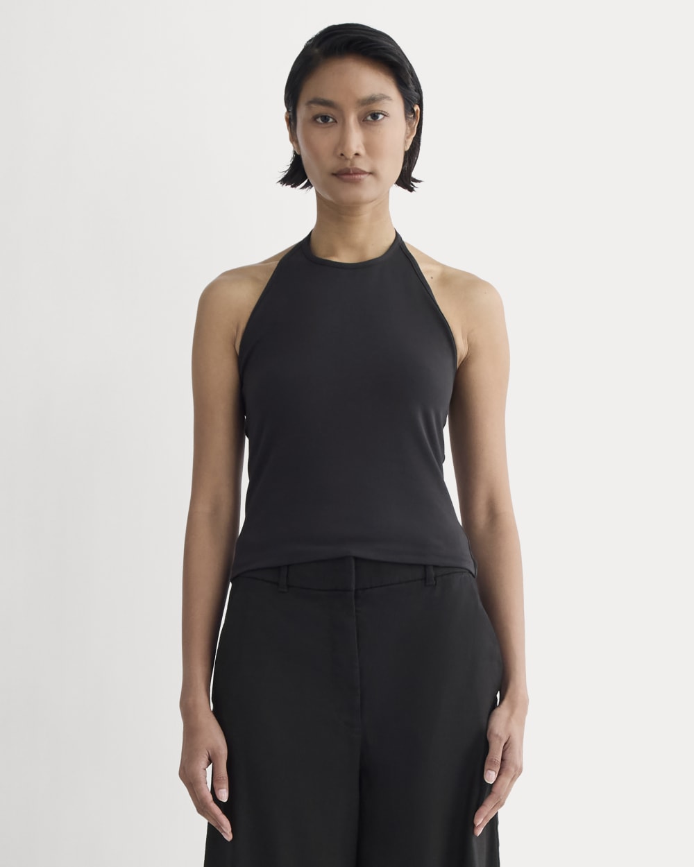 The Form Halter Top | Black
