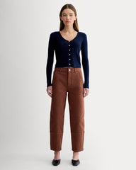 The Utility Barrel Pant | Rosewood | Regular