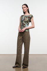 Veronica Top | Butterfly Moss