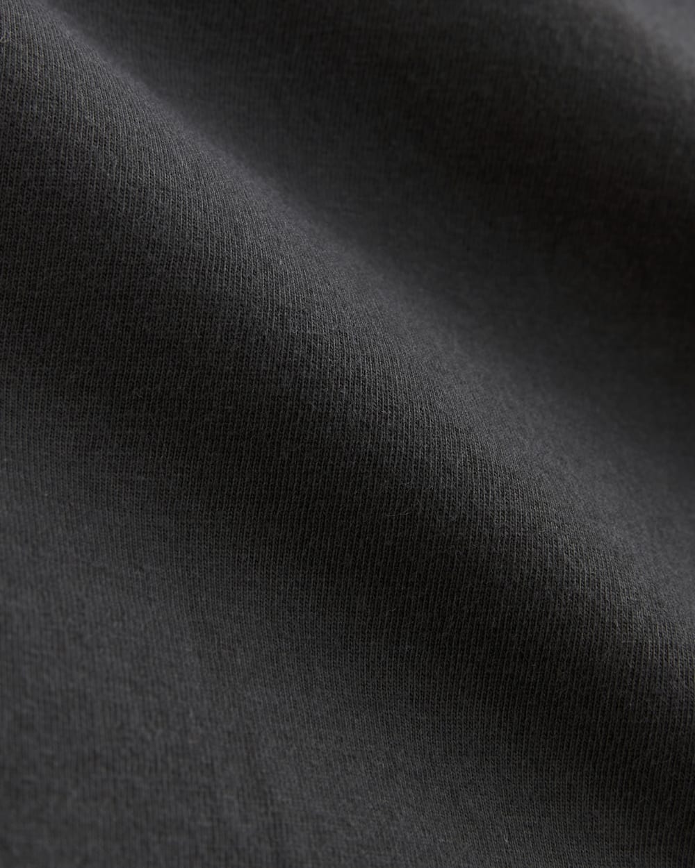 The Box-Cut Tee in Essential Cotton | Washed Black | No Pocket