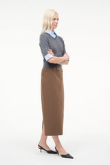 GEO DRESS | NUTMEG CHARCOAL