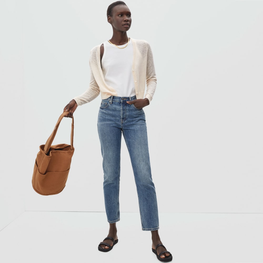 The Featherweight Alpaca Cardigan | Heathered Bone