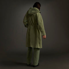 The Canvas Organic Cotton Parka | Forest Green