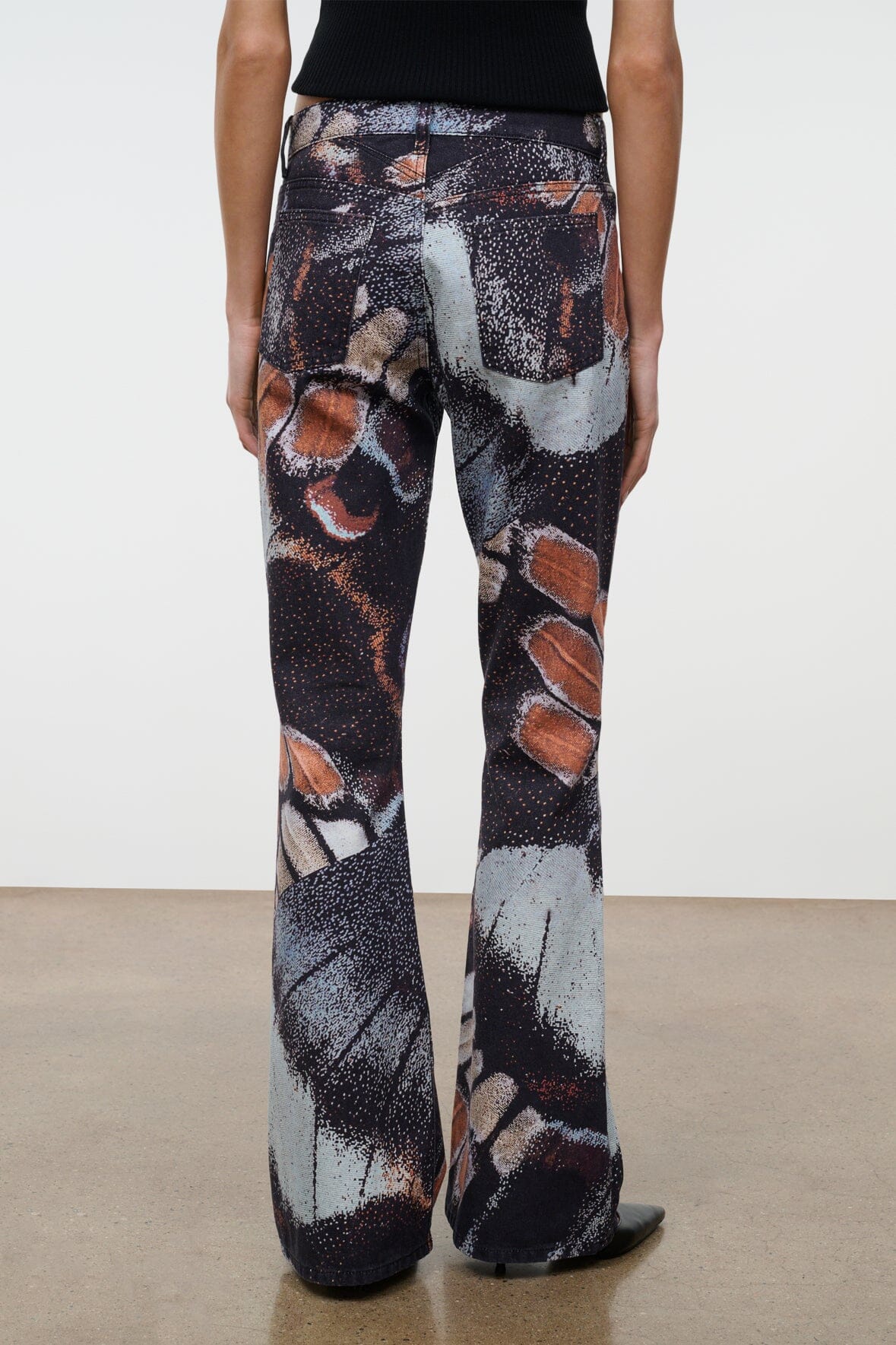 Franky Flare Jean | Butterfly Sky