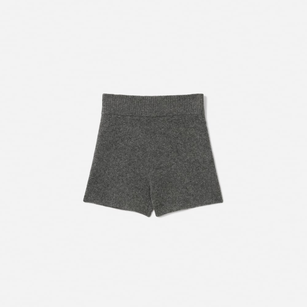 The Cozy-Stretch Short | Heathered Charcoal