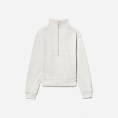 The Track Half-Zip | Light Heather Grey