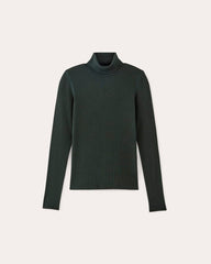 The Luxe Rib Turtleneck | Scarab