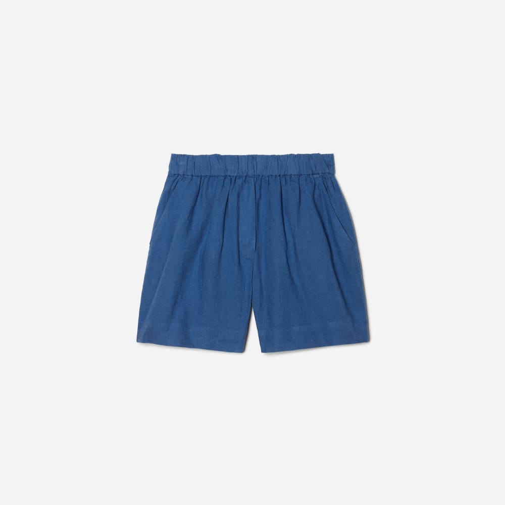 The Linen Boxer Short | Deep Blue