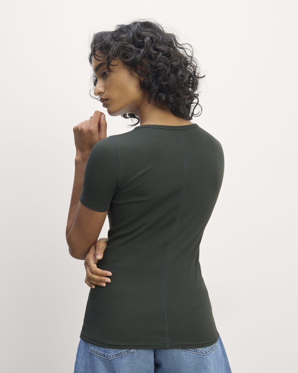 The Luxe Rib Crew | Scarab