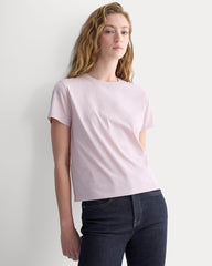 The Box-Cut Tee in Essential Cotton | Burnished Lilac | No Pocket