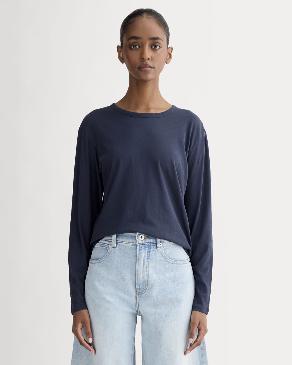 The Air Long-Sleeve Tee | Navy