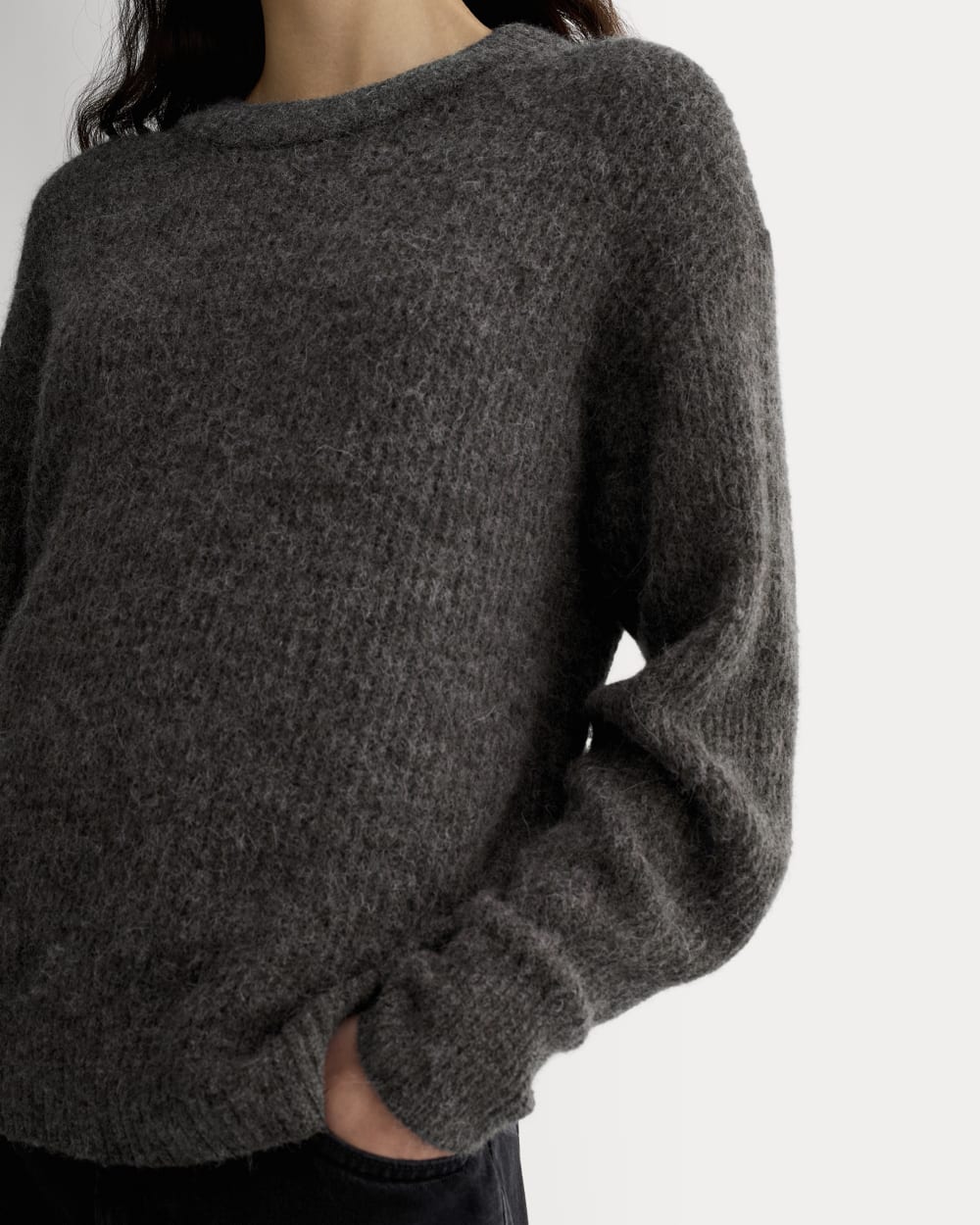 The Cocoon Crew in Alpaca | Dark Charcoal