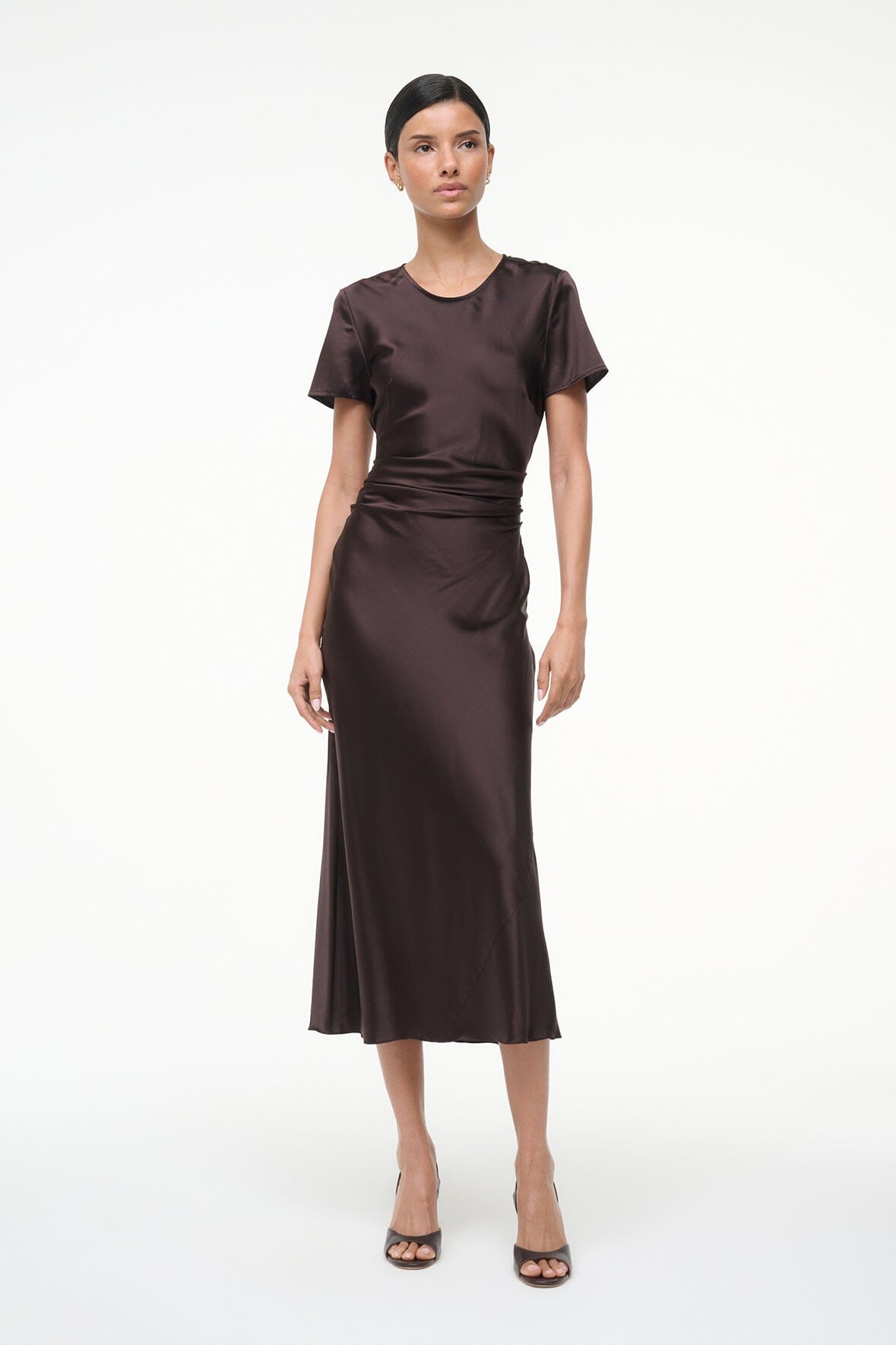 MARCEL SILK DRESS | EARTH