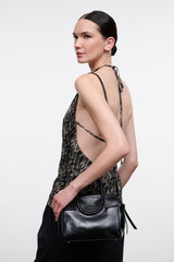 Maude Mini Carryall | Black Snake