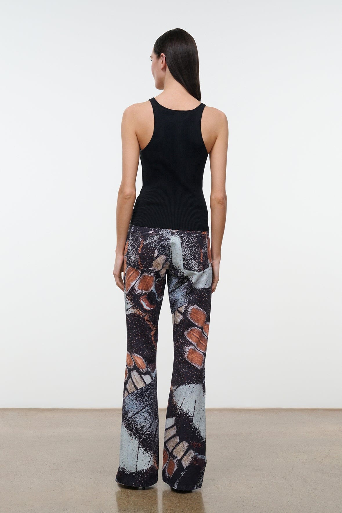 Franky Flare Jean | Butterfly Sky