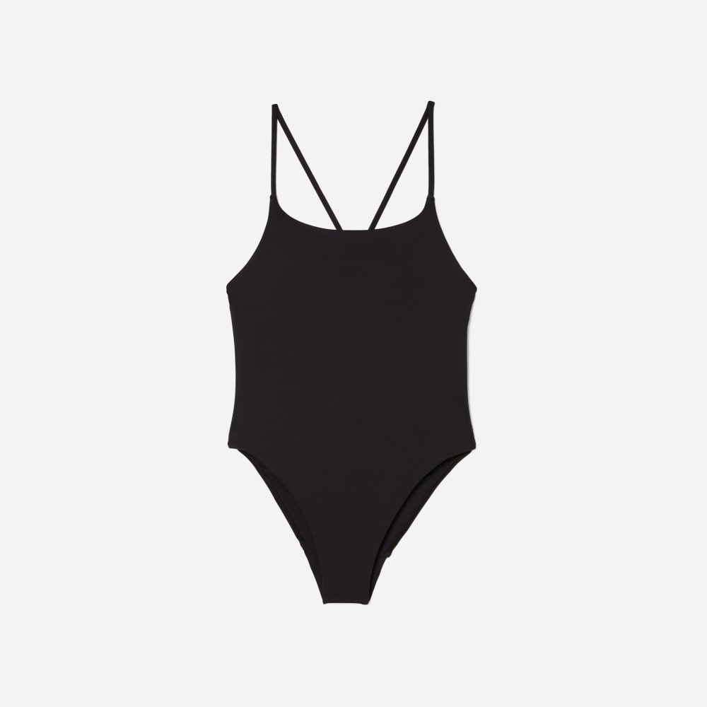 The String One-Piece | Black