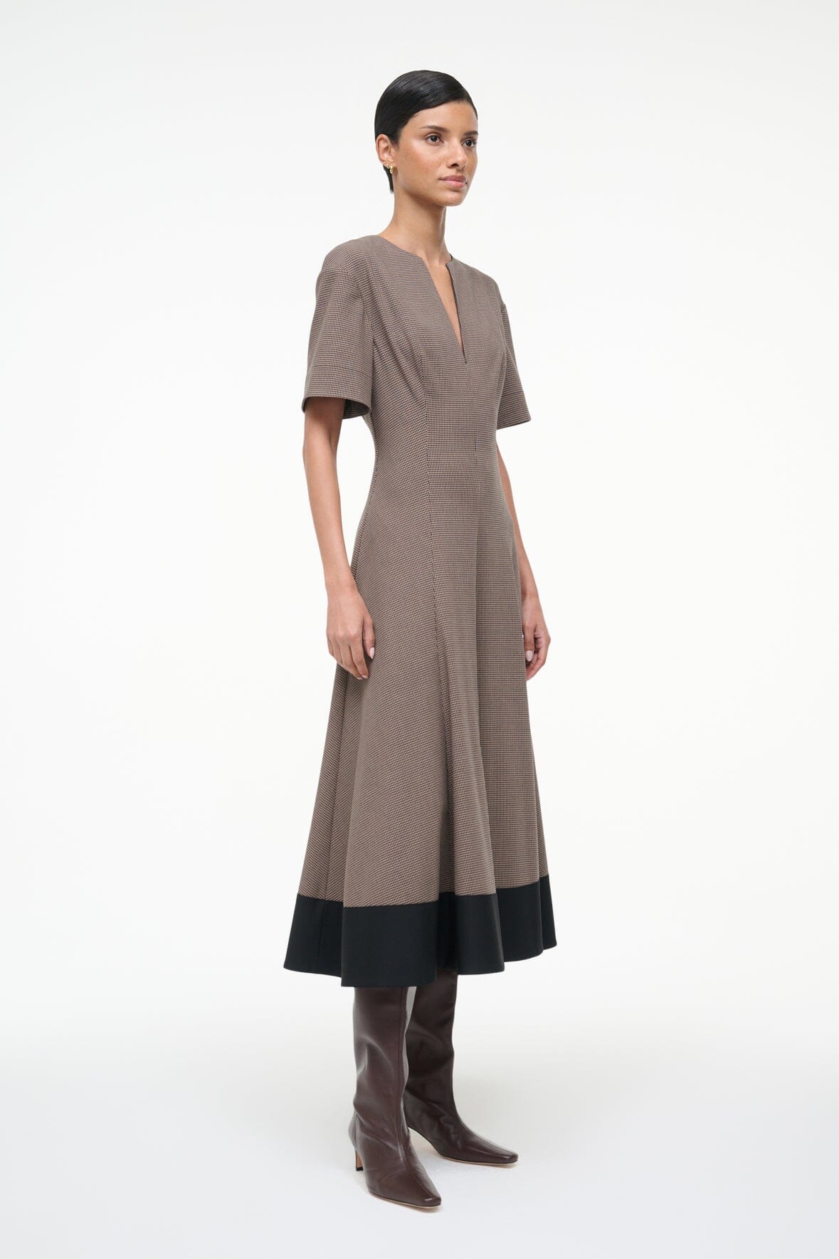 FRANCES DRESS | HOUNDSTOOTH