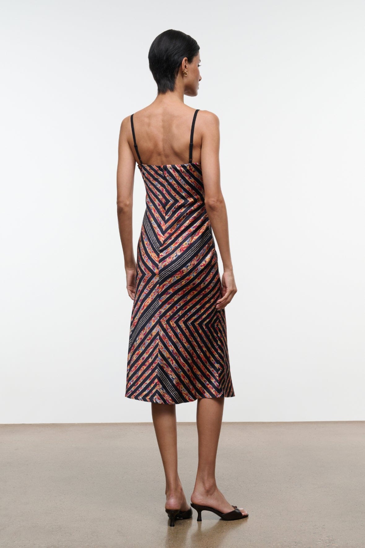 EVANGELINE SILK MIDI DRESS | STUDIO