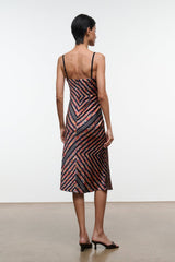 EVANGELINE SILK MIDI DRESS | STUDIO
