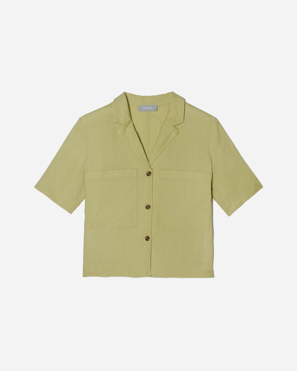 The Linen Workwear Shirt | Leek