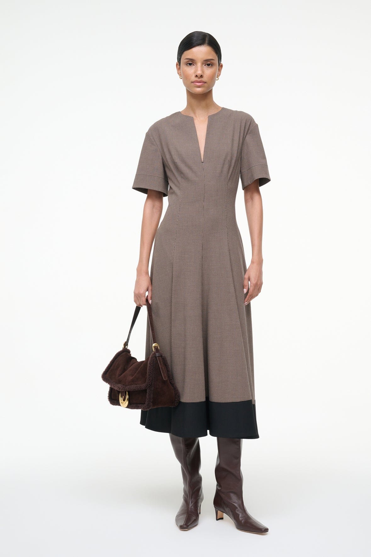 FRANCES DRESS | HOUNDSTOOTH