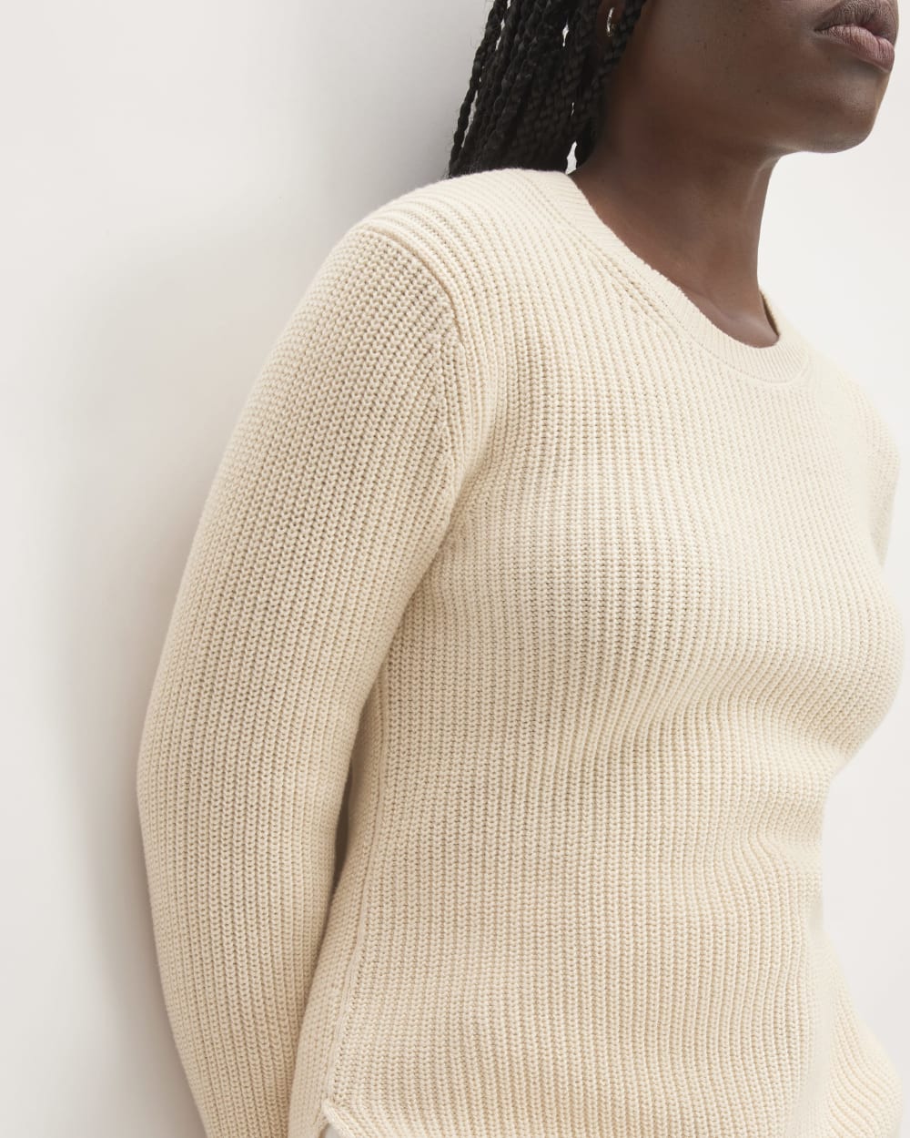 The Organic Cotton Slim Crew Sweater | Canvas
