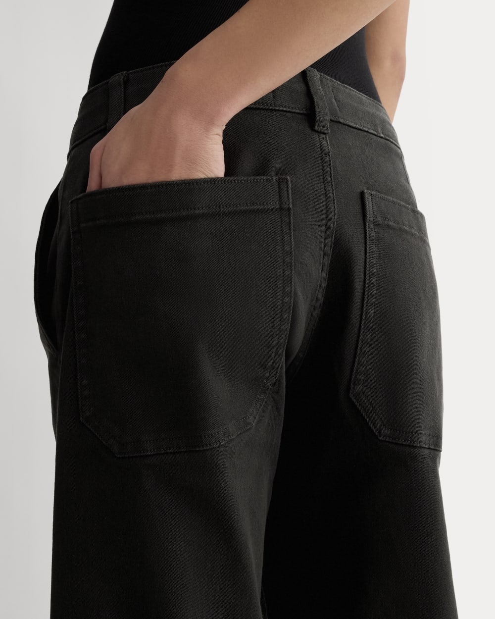 The Utility Straight-Leg Pant | Black | 26.5" Inseam