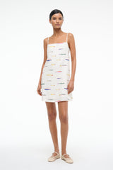LAURA LINEN MINI DRESS | POP SARDINES IVORY
